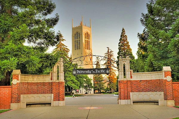 University of the Pacific campus gates